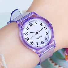 Load image into Gallery viewer, 2019 New Lovers Men Women Watches Fashion Transparent Candy Color Plastic Band Casual Quartz Watches Female Male Wristwatches